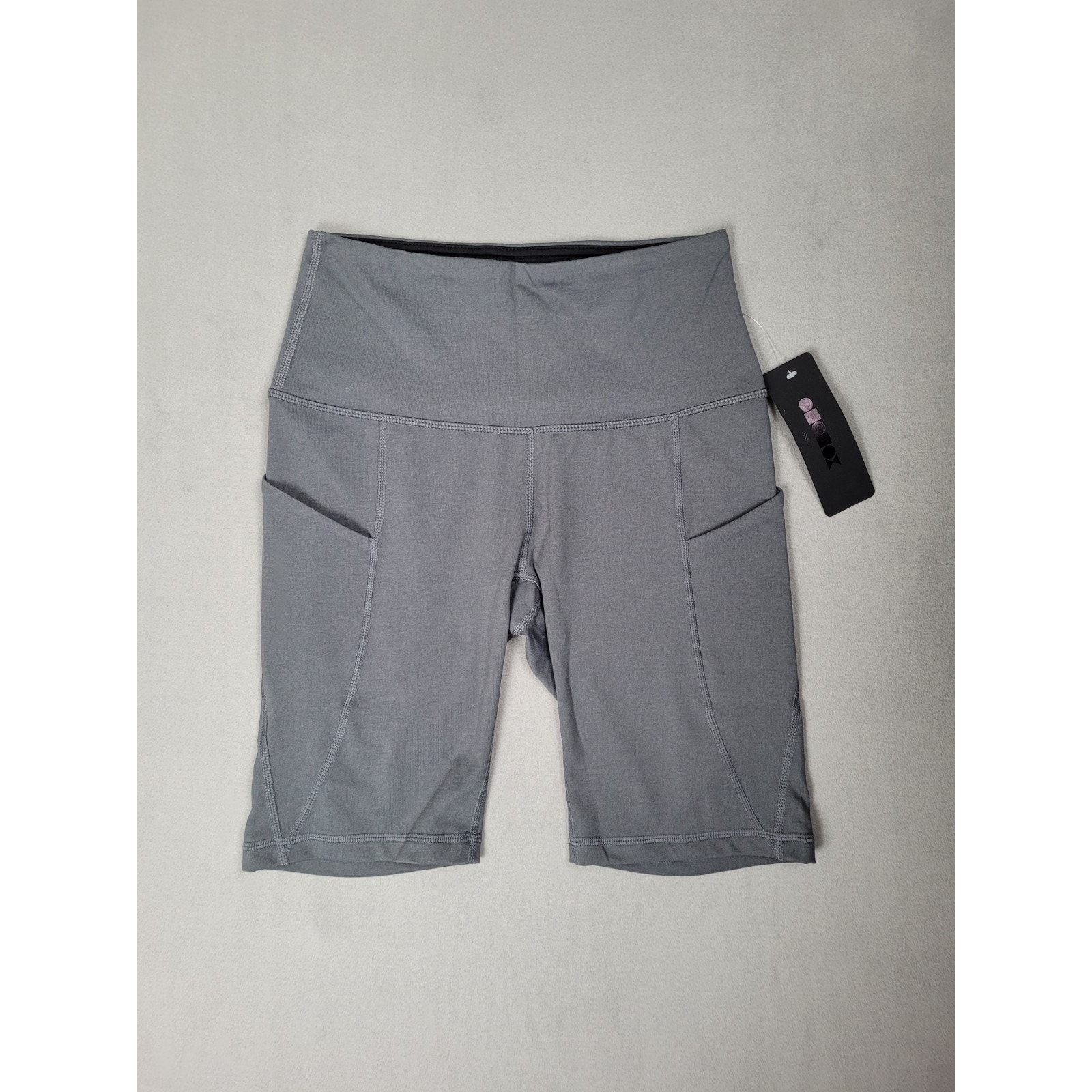 Ododos Womens Tummy Control Yoga Shorts 2.0 Pockets High Waist Athletic Small